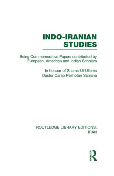 Produktbild: Indo-Iranian Studies