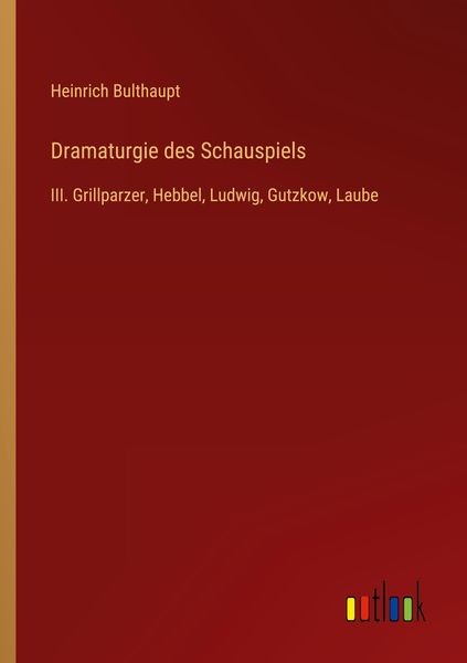 Produktbild: Dramaturgie des Schauspiels