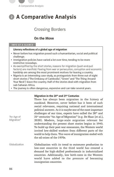 Produktbild: Klett Lekt&uuml;rehilfen Crossing Borders - Stories of Migration and Cultural Identity