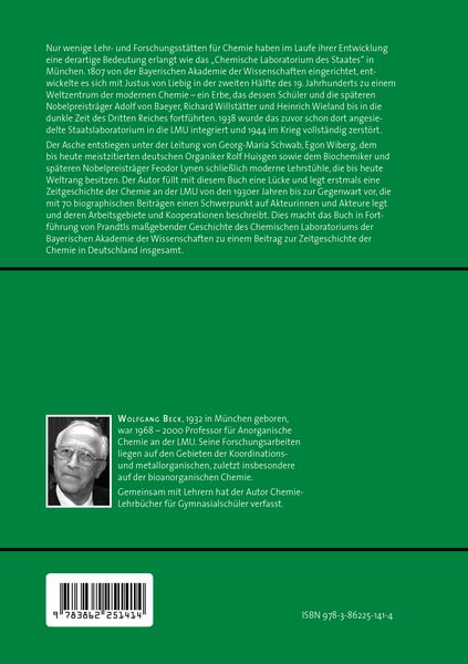 Produktbild: Die Geschichte der Chemie an der Ludwig-Maximilians-Universit&auml;t M&uuml;nchen
