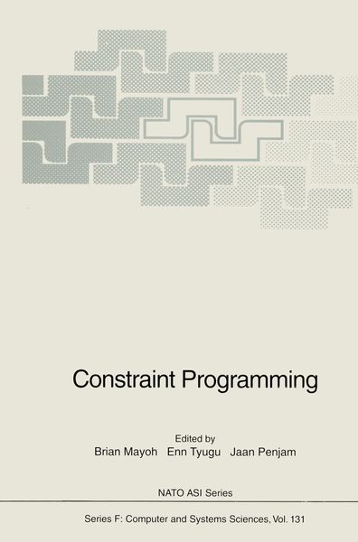 Produktbild: Constraint Programming