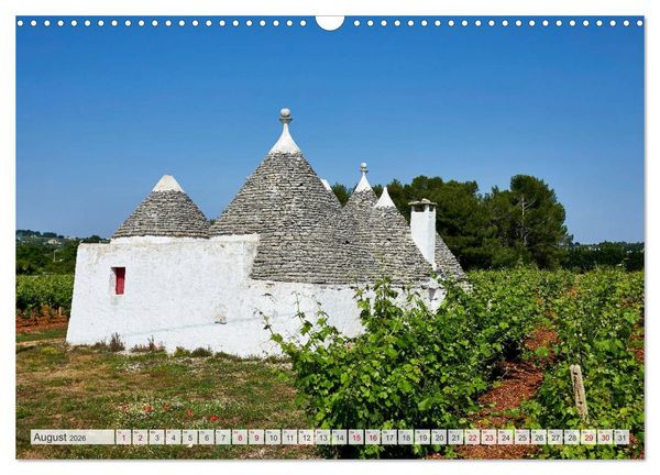 Produktbild: Apulien (Wandkalender 2026 DIN A3 quer), CALVENDO Monatskalender
