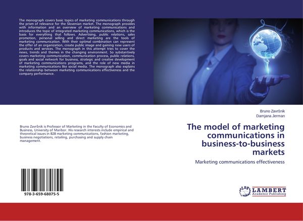 Produktbild: The model of marketing communications in business-to-business markets