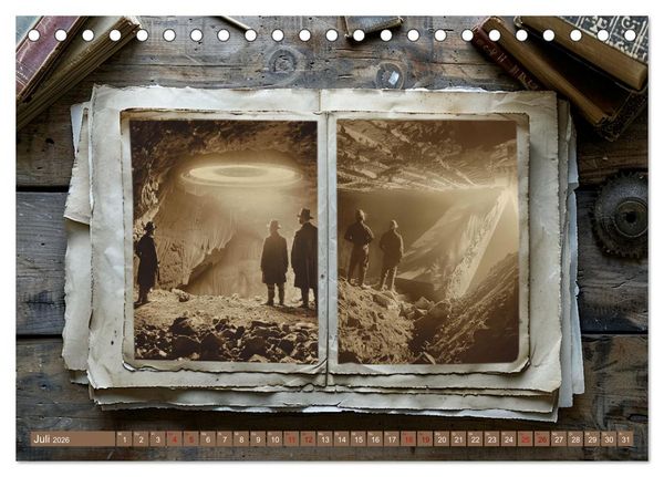 Produktbild: Verloren geglaubte Arch&auml;ologie (Tischkalender 2026 DIN A5 quer), CALVENDO Monatskalender