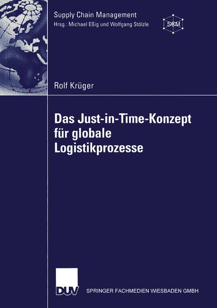 Produktbild: Das Just-in-Time-Konzept f&uuml;r globale Logistikprozesse