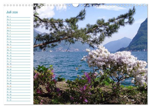 Produktbild: Wundersch&ouml;nes Tessin (Wandkalender 2026 DIN A3 quer), CALVENDO Monatskalender