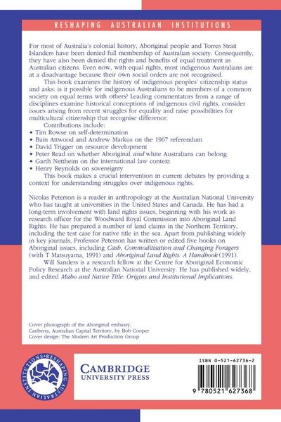 Produktbild: Citizenship and Indigenous Australians