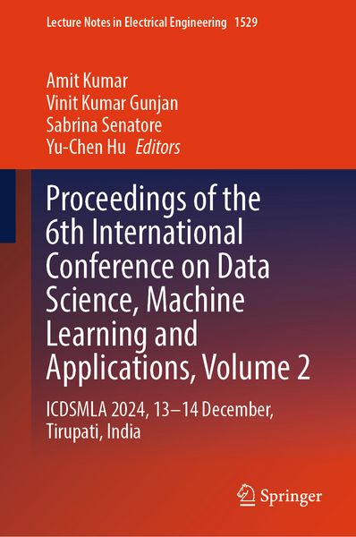 Produktbild: Proceedings of the 6th International Conference on Data Science, Machine Learning and Applications, Volume 2