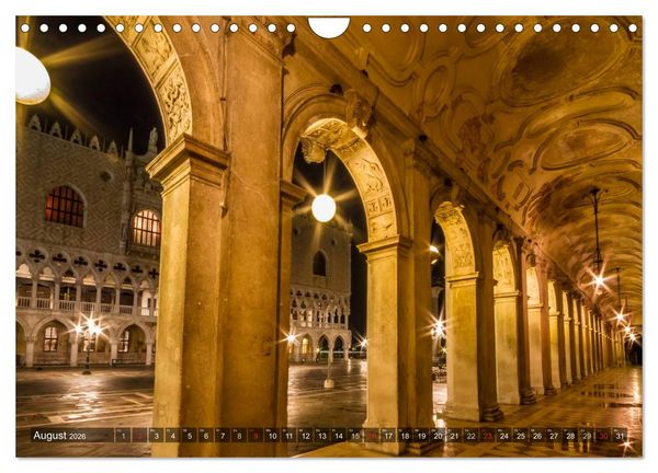 Produktbild: Leuchtendes Venedig (Wandkalender 2026 DIN A4 quer), CALVENDO Monatskalender