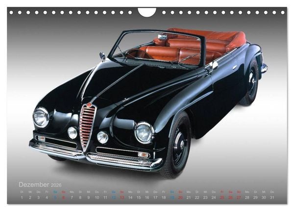 Produktbild: Zeitlose &Auml;sthetik Oldtimer-Fotografien von Wolf Kloss (Wandkalender 2026 DIN A4 quer), CALVENDO Monatskalender