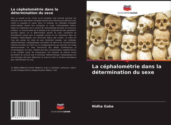 Produktbild: La c&eacute;phalom&eacute;trie dans la d&eacute;termination du sexe