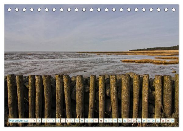 Produktbild: Cuxhaven, Landschaften zwischen K&uuml;ste und Heide (Tischkalender 2026 DIN A5 quer), CALVENDO Monatskalender