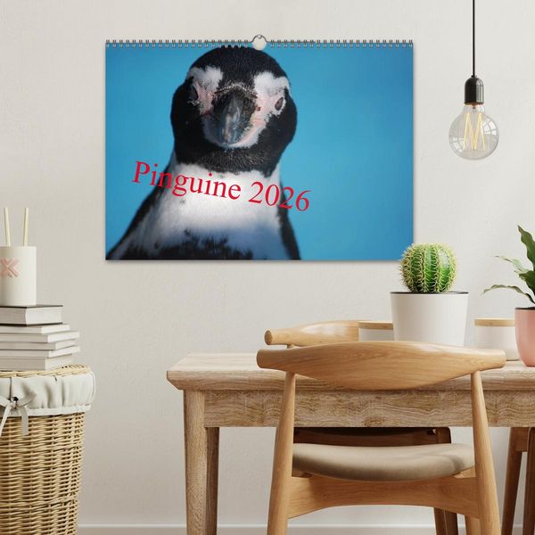Produktbild: Pinguine 2026 (Wandkalender 2026 DIN A3 quer), CALVENDO Monatskalender