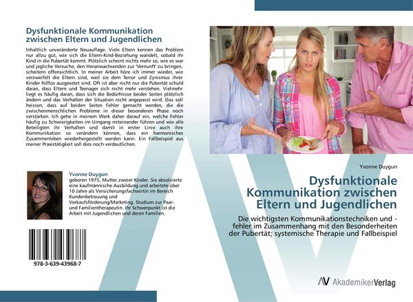 Produktbild: Dysfunktionale Kommunikation zwischen Eltern und Jugendlichen