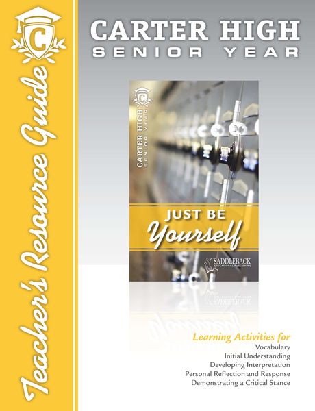 Produktbild: Just Be Yourself Teacher's Resource Guide