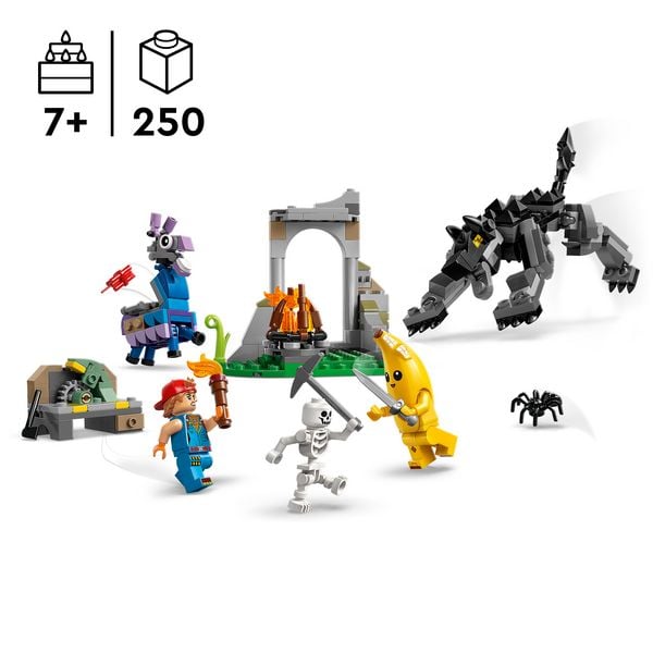 Produktbild: LEGO Fortnite 77075 Das Lager von Schali und der Z&uuml;ndkerzenk&uuml;nstlerin