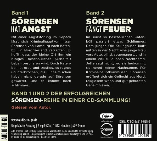 Produktbild: S&ouml;rensen hat Angst / S&ouml;rensen f&auml;ngt Feuer