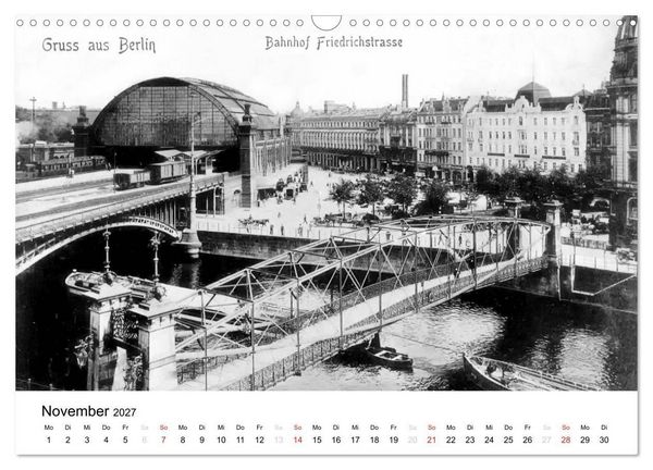 Produktbild: Gr&uuml;&szlig;e aus dem alten Berlin (Wandkalender 2027 DIN A3 quer), CALVENDO Monatskalender