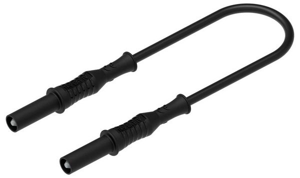 Produktbild: Electro PJP 2317-IECIV-CD1-100N Messleitung Steckanschluss 4mm 1m Schwarz 1St.