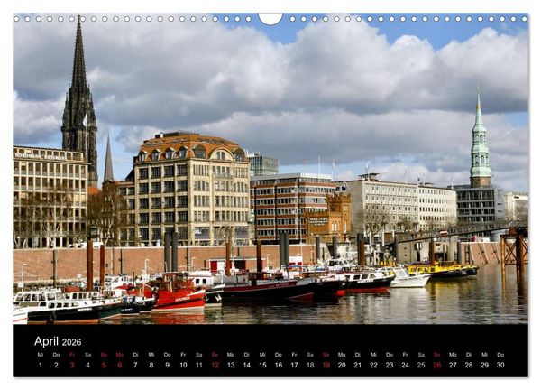 Produktbild: Hamburg (Wandkalender 2026 DIN A3 quer), CALVENDO Monatskalender