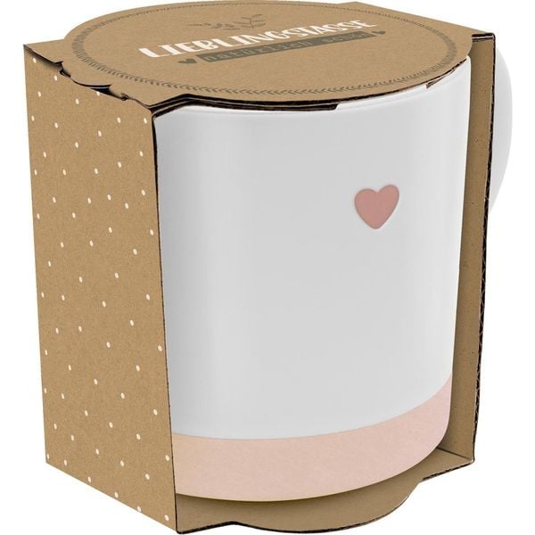 Produktbild: GRUSS & CO Tasse mit graviertem Herz