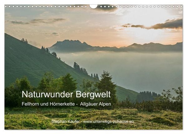 Produktbild: Naturwunder Bergwelt Fellhorn und H&ouml;rnergruppe (Wandkalender 2026 DIN A3 quer), CALVENDO Monatskalender