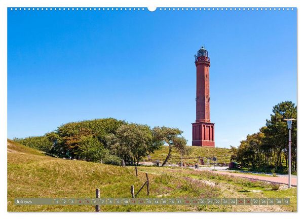 Produktbild: NORDERNEY - Meine Liebe zur Nordseeinsel (Wandkalender 2026 DIN A2 quer), CALVENDO Monatskalender