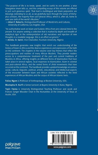 Produktbild: The Palgrave Handbook of Islam in Africa