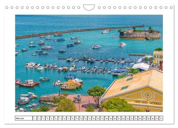 Produktbild: Salvador de Bahia - bunt, quirlig und einzigartig (Wandkalender 2026 DIN A4 quer), CALVENDO Monatskalender