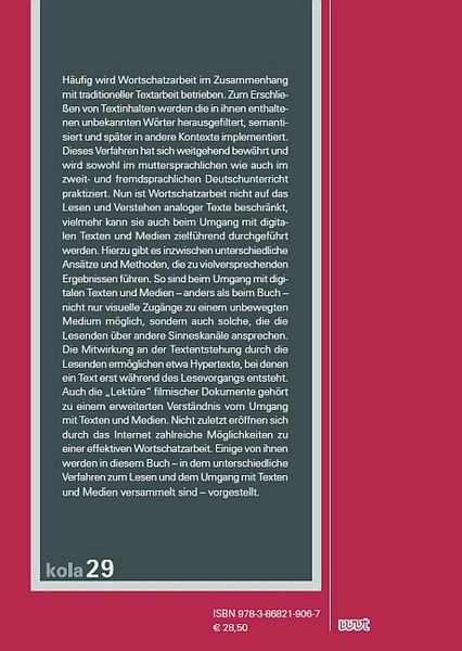 Produktbild: Arbeiten am Wortschatz