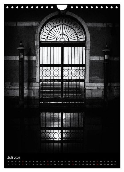 Produktbild: Venice Noir - Das etwas andere Venedig (Wandkalender 2026 DIN A4 hoch), CALVENDO Monatskalender