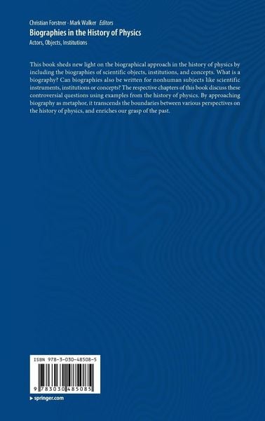 Produktbild: Biographies in the History of Physics