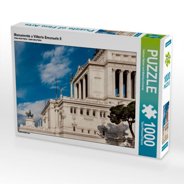 CALVENDO Puzzle Monumento a Vittorio Emanuele II | 1000 Teile Lege-Größe 64x48cm Foto-Puzzle für glückliche Stunden