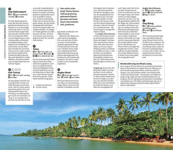 Produktbild: Vis-&agrave;-Vis Reisef&uuml;hrer Kambodscha & Laos