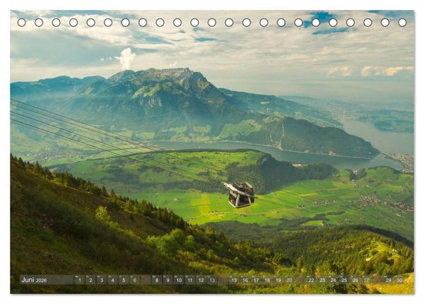 Produktbild: Der Zauber der Schweizer Berge (Tischkalender 2026 DIN A5 quer), CALVENDO Monatskalender