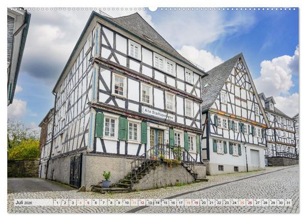 Produktbild: Freudenberg Impressionen (Wandkalender 2026 DIN A2 quer), CALVENDO Monatskalender