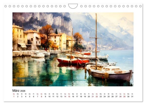 Produktbild: Lieblingssee (Wandkalender 2026 DIN A4 quer), CALVENDO Monatskalender