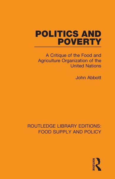 Produktbild: Politics and Poverty