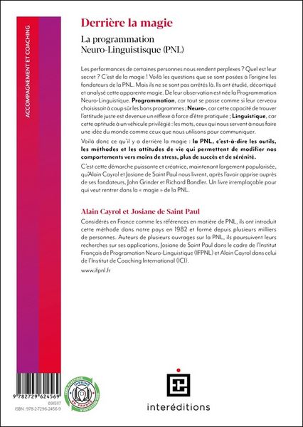 Produktbild: Derri&egrave;re la magie : la programmation neuro-linguistique (PNL)