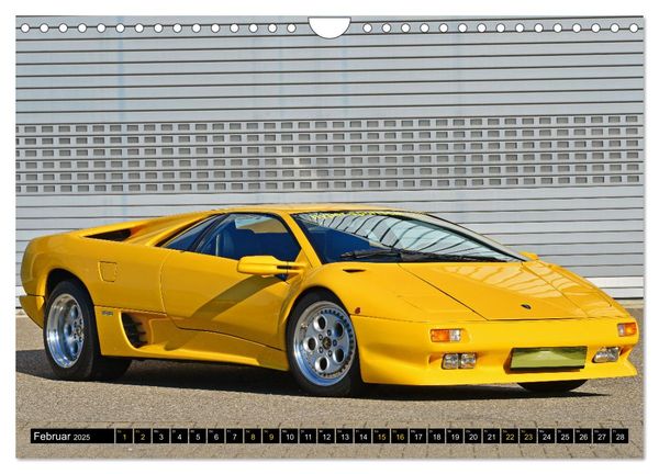 Produktbild: Der Teufel tr&auml;gt Gelb - Lamborghini Diablo (Wandkalender 2025 DIN A4 quer), CALVENDO Monatskalender
