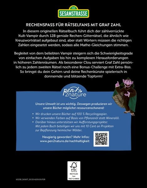 Produktbild: Graf Zahls genialste Mathe-Kreuzwortr&auml;tsel