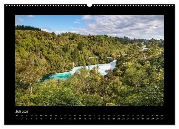 Produktbild: Neuseeland - Wunderwelt der Natur (hochwertiger Premium Wandkalender 2026 DIN A2 quer), Kunstdruck in Hochglanz