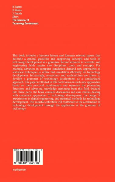 Produktbild: The Grammar of Technology Development