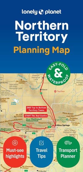 Produktbild: Lonely Planet Northern Territory Planning Map