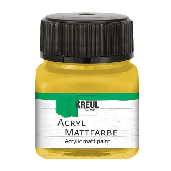 KREUL Acryl Mattfarbe Gold 20 ml