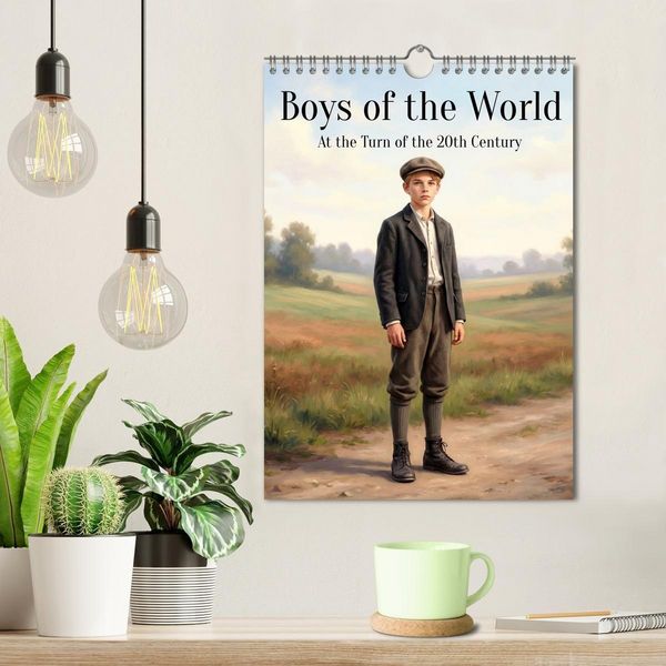 Produktbild: Boys of the World &ndash; At the Turn of the 20th Century (Wall Calendar 2027 DIN A4 portrait), CALVENDO 12 Month Wall Calendar