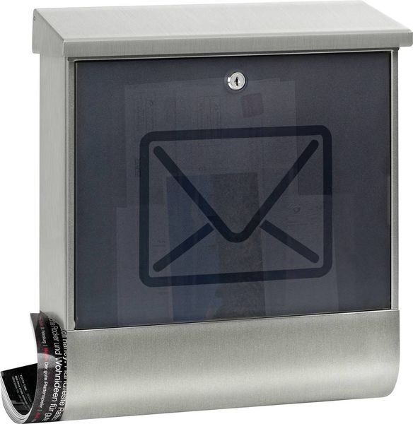 Produktbild: Burg W&auml;chter 65300 Lucenta 2700 Ni Briefkasten Edelstahl Edelstahl Schl&uuml;sselschloss