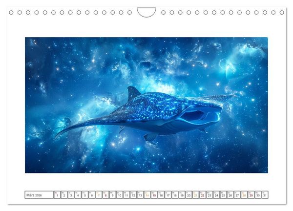 Produktbild: Tiere im Weltraum (Wandkalender 2026 DIN A4 quer), CALVENDO Monatskalender