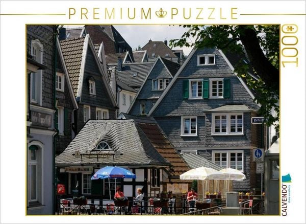 Produktbild: CALVENDO Puzzle Hellerstra&szlig;e | 1000 Teile Lege-Gr&ouml;&szlig;e 64x48cm Foto-Puzzle f&uuml;r gl&uuml;ckliche Stunden