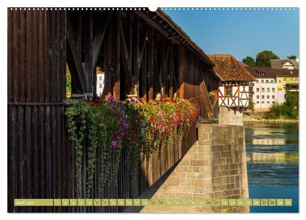 Produktbild: Bad S&auml;ckingen - Charmantes St&auml;dtchen am Rhein (hochwertiger Premium Wandkalender 2026 DIN A2 quer), Kunstdruck in Hochglanz
